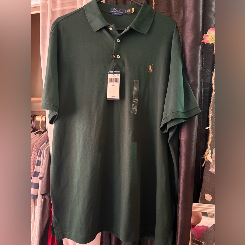 Polo Ralph Lauren, green polo shirt